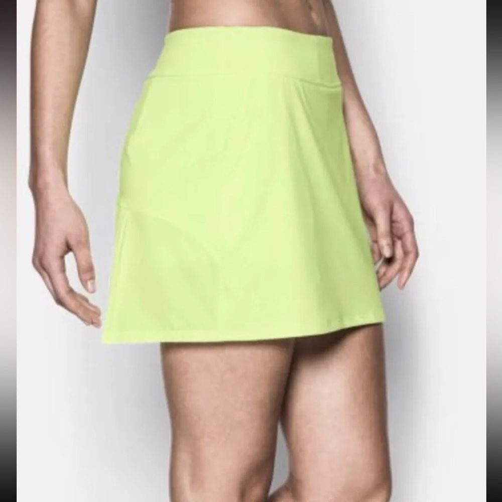 UNDER ARMOUR UA Links Knit Golf Skort Skirt w/ Attached Shorts Womens Sz XL